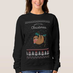 Funny Sloth Christmas Sweatshirt