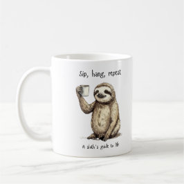 Funny Sloth Coffee Tasse