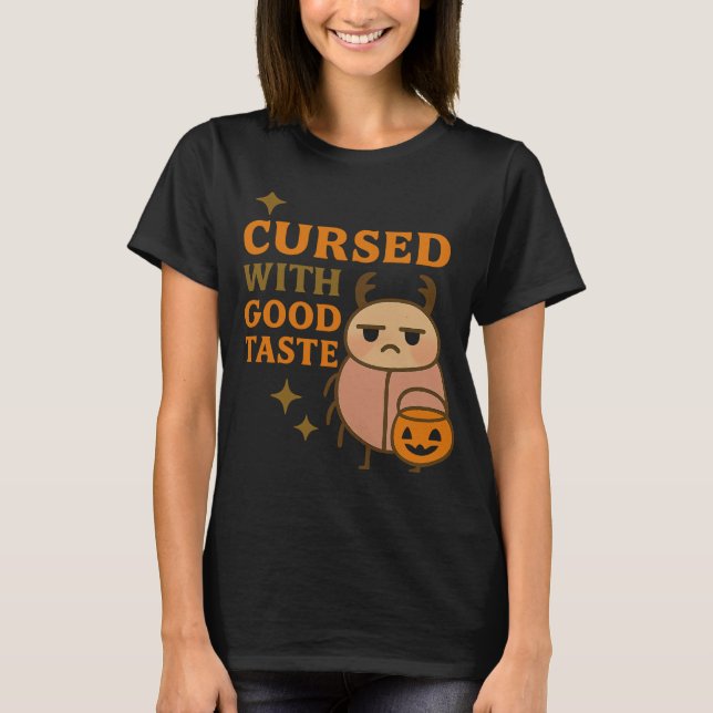 Funny Sloth Halloween Vibes T-Shirt (Vorderseite)