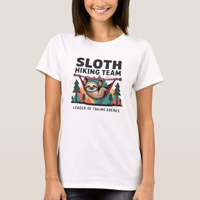Funny Sloth Hiking - This funny sloth hiking gift  T-Shirt