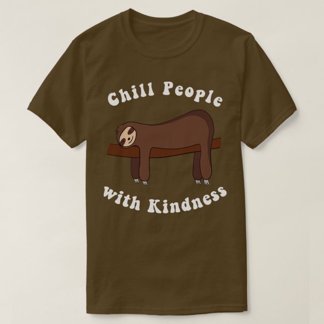 Funny Sloth Lover g Lazy Sloth T-Shirt (Design vorne)