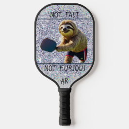 Funny Sloth nicht schnell, nicht wütend" Personali Pickleball Schläger