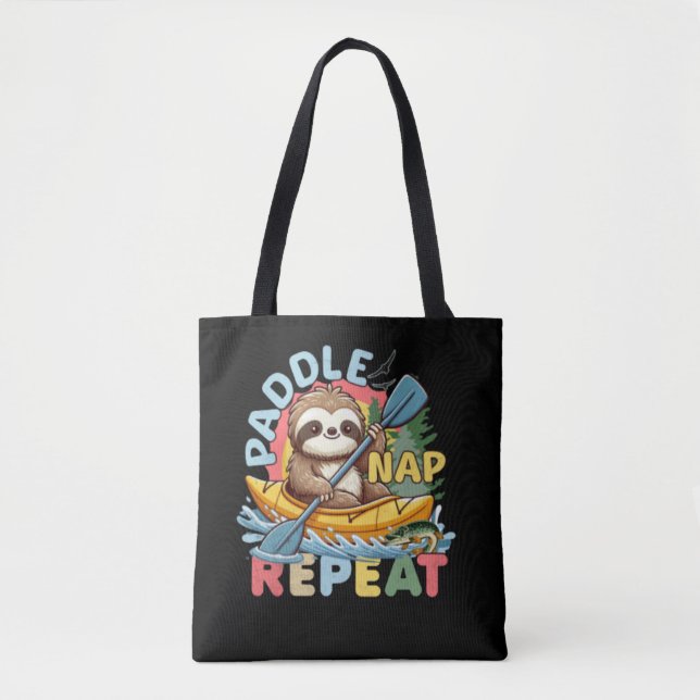 Funny Sloth Outdoor - Kayaking Sloth (Vorderseite)