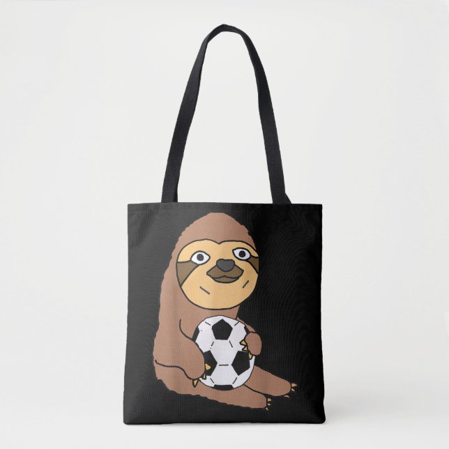 Funny Sloth Playing Soccer (Vorderseite)