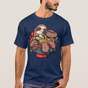 Funny Sloth Ramen Soup Bowl Ramen Noodles Premi T-Shirt