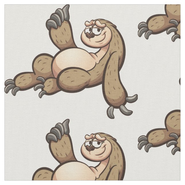 Funny Sloth Stoff (Nahaufnahme)