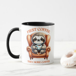 Funny Sloth Sublimation Tasse