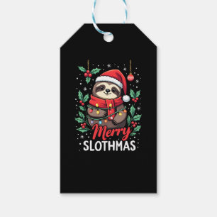 Funny Sloth Xmas Lights Merry Slothmas Sloth Chris Geschenkanhänger