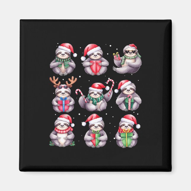 Funny Sloths Lover Animal P Magnet (Vorne)