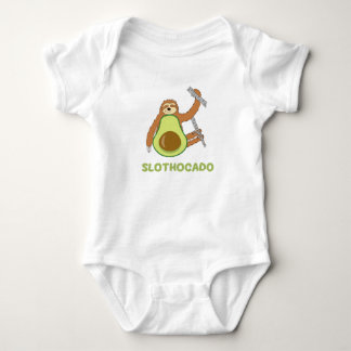 Funny Slover Avocado Baby Strampler