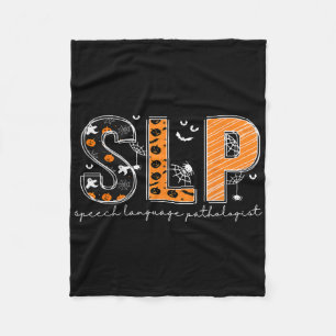 Funny Slp Halloween Kostüm Pumpkin Fall Skelett Fleecedecke