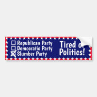 Funny Slumber Party Political