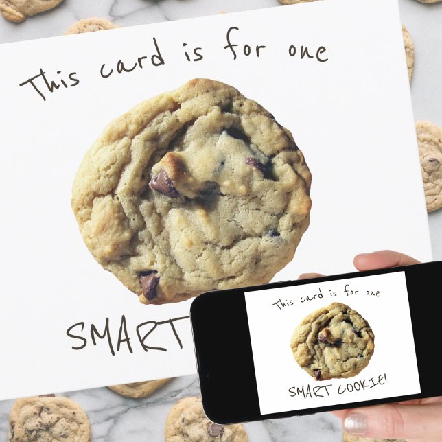 Funny Smart Cookie für Schüler von Lehrer Karte (Von Creator hochgeladen)