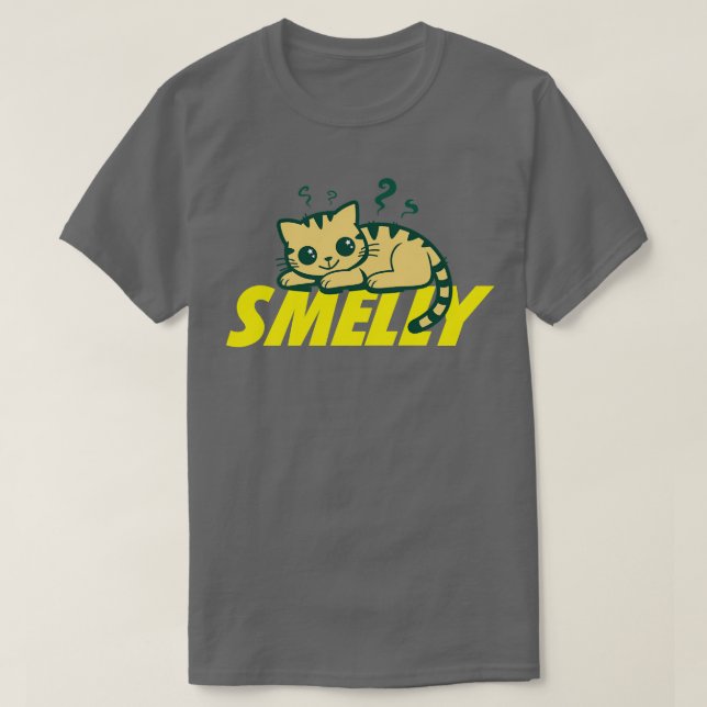 Funny Smelly Cat Niedliches Geschenk für Katzen Li T-Shirt (Design vorne)