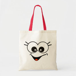 Funny, Smiley Tote Tasche