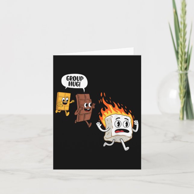 Funny Smores Camping Roasting Outdoor Adventure Lo Karte (Vorderseite)