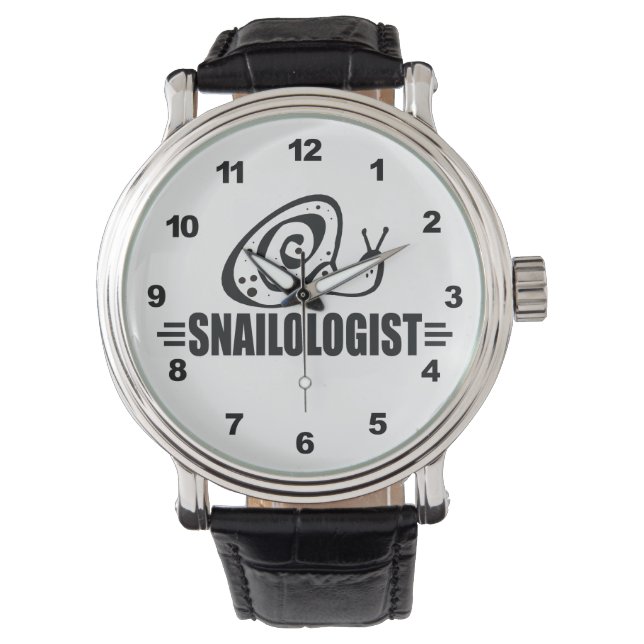 Funny Snail Armbanduhr (Vorderseite)