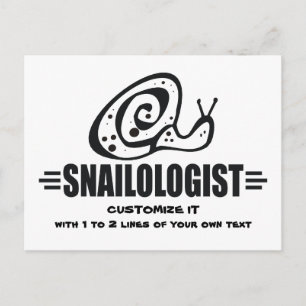 Funny Snail Postkarte