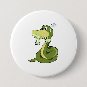 Funny Snake Button
