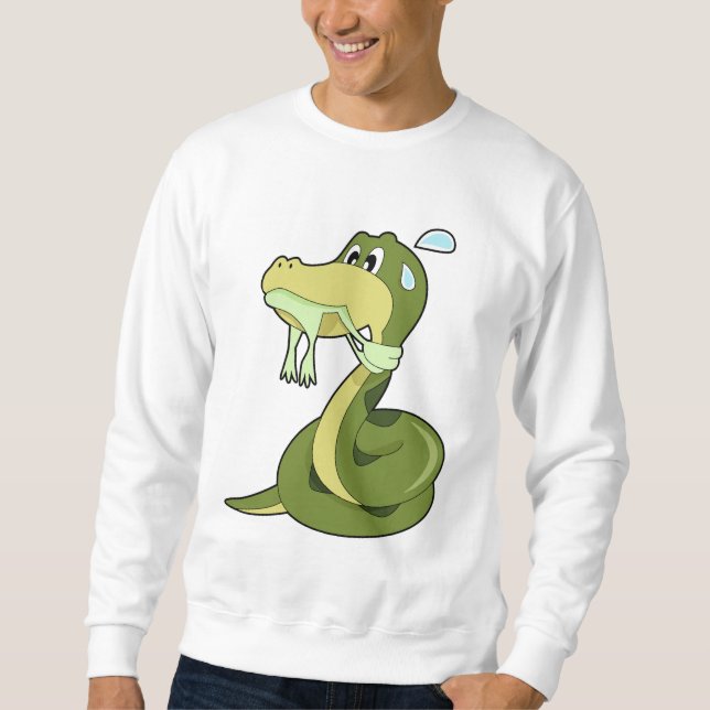 Funny Snake Sweatshirt (Vorderseite)