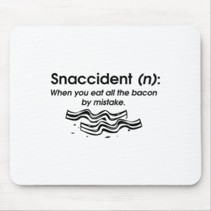 Funny Sndisaster Bacon Art für Kindermänner Frauen Mousepad
