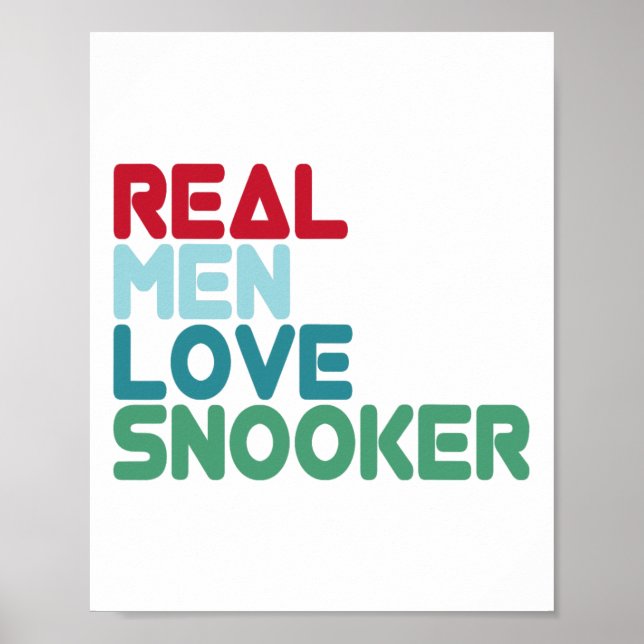 Funny Snooker Sprichwort Pool Billiards Snooker Pl Poster (Vorne)