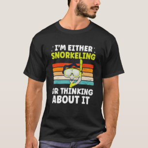 Funny Snorkeling Diving Design für Schnorcheltauch T-Shirt