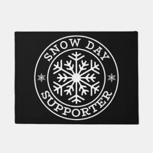 Funny Snow Day Supporter Lehrerin Schüler Winter S Fußmatte