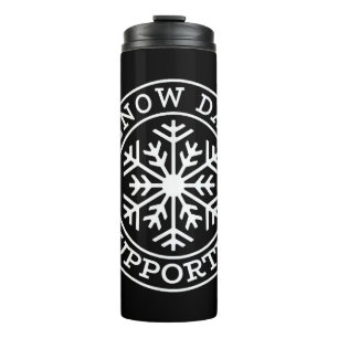 Funny Snow Day Supporter Lehrerin Schüler Winter S Thermosbecher