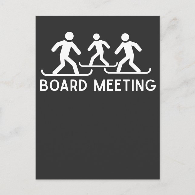 Funny Snowboard Quote Snowboarden Snow Sport Joke Postkarte (Vorderseite)