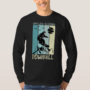 Funny Snowboard T-Shirt Going Downhill Winter Spor