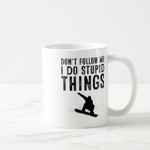 Funny Snowboarden Geschenk Männer Frauen Niedlich Kaffeetasse