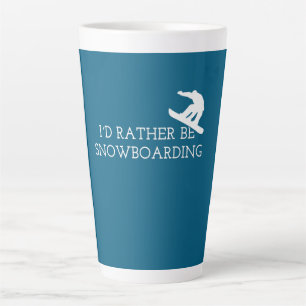Funny Snowboarden - ich würde eher Snowboarden Milchtasse