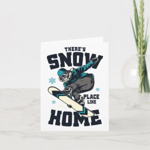 Funny Snowboarden Shirt Es gibt einen Schneeplatz Karte
