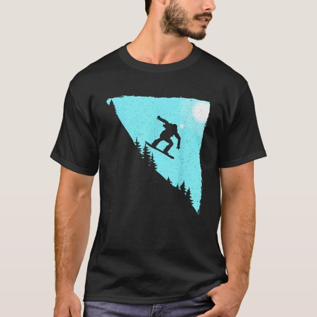 Funny Snowboarder Art For Men Women Team Snowboard T-Shirt (Vorderseite)