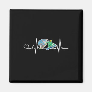 Funny Snowboarding Grafik Snowboarder Design Magnet