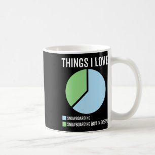 Funny Snowboarding Sport Hob Kaffeetasse
