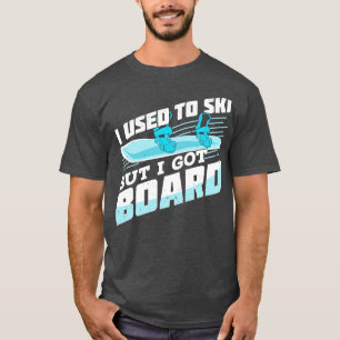 Funny Snowboarding Sport Snowboarder Geschenk T-Shirt