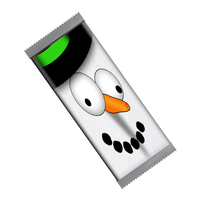 Funny Snowman Christmas Candy Bar Wrappers Favorit Notizblock (Von Creator hochgeladen)