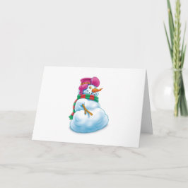 Funny Snowman denkt, er sei sexy Weihnachten