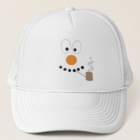 Funny Snowman Face Niedlicher Cartoon