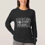 Funny Snowman Ugly Christmas Sweater Party T-Shirt<br><div class="desc">Funny Snowman Ugly Christmas Sweater Party</div>