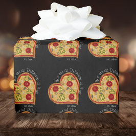 Funny so köstlich wie Pizza Valentinstag Geschenkpapier
