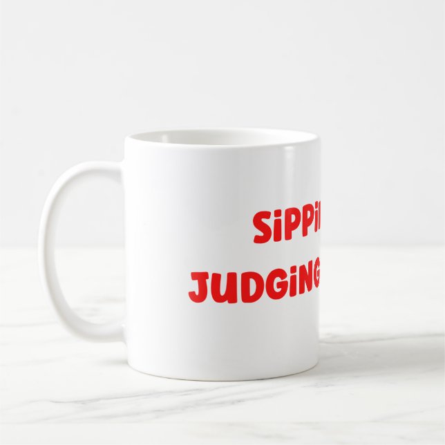 Funny Sober Coffee Tasse (Links)