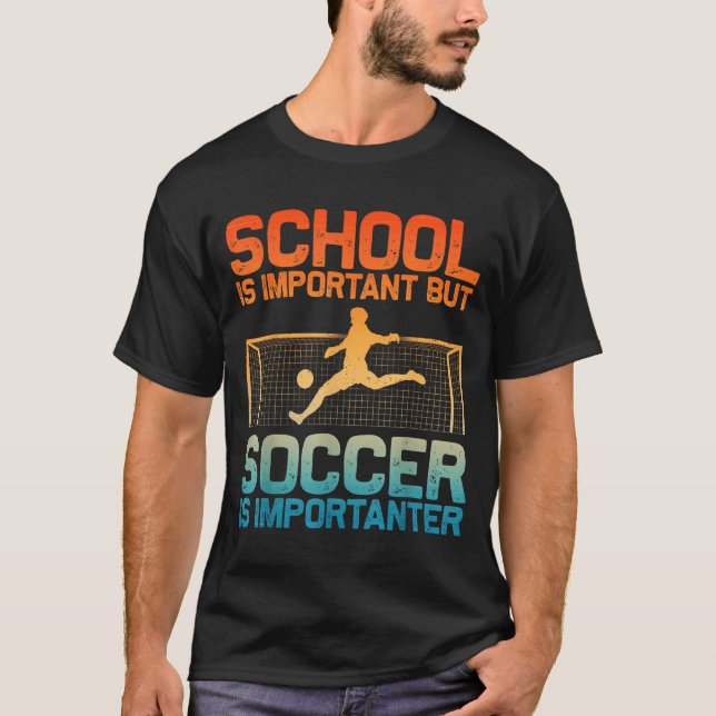 Funny Soccer Art For Boys Girls Men Women Gag Socc T-Shirt (Vorderseite)