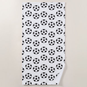 Funny Soccer Ball Pattern Strandtuch