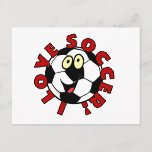 Funny Soccer Ball T Shirts und Geschenke Postkarte