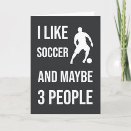 Funny Soccer Cards Spaß Spielerteam Cool Sport Karte