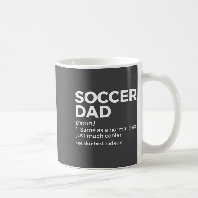 Funny Soccer Dad Definition For Mens Soccer Playe  Kaffeetasse (Rechts)