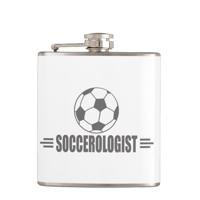 Funny Soccer Flachmann (Vorderseite)